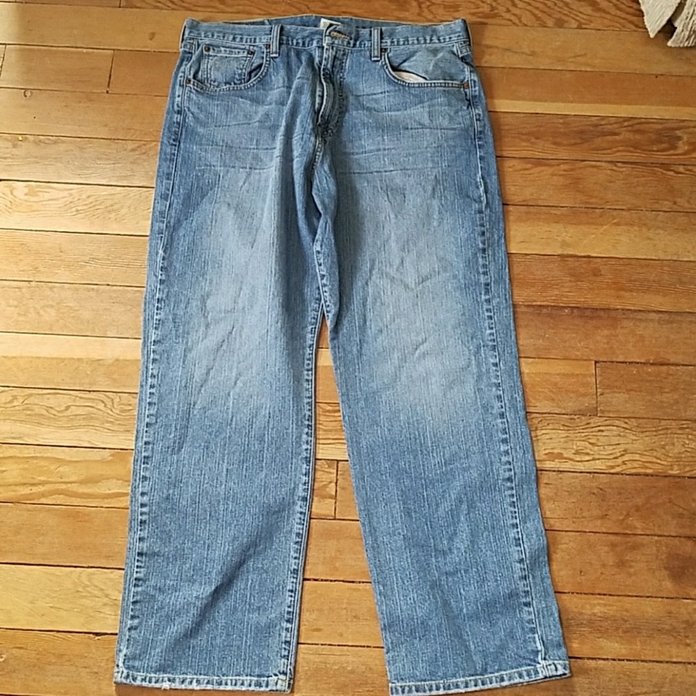 Lucky brand dungarees loose fit short length